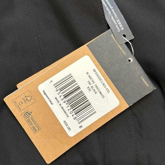 The North Face Women's Arctic Triclimate Jacket size 2x color black - Picture 6 of 11